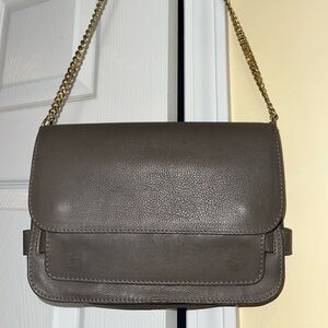 SCHUTZ Grey Crossbody Leather